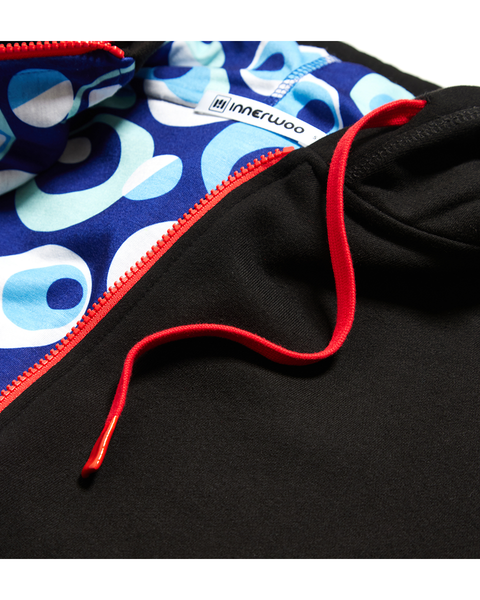 Nike half zip hoodie sales with taped side stripe